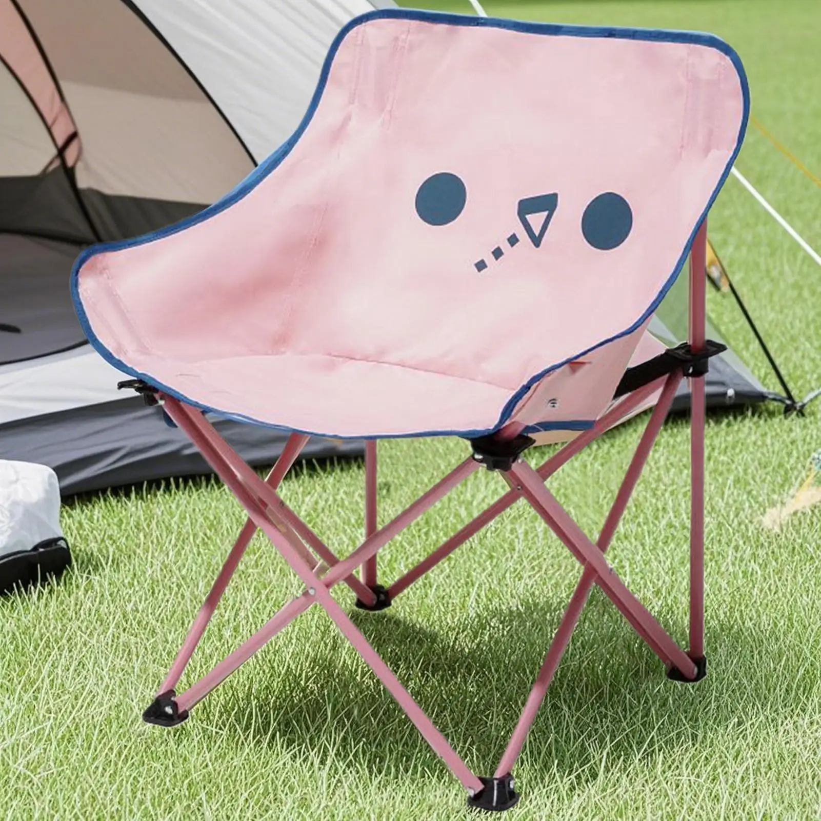 

Kids Folding Chair Portable Oxford Kids Lawn Camping Chair Breathable Portable Booster Seats Cute Outdoor Furniture for Sporting