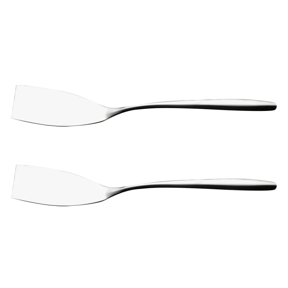 

2 Pcs Stainless Steel 304 Cooking Spatula for Steak Griddle Accessories Spinner Kitchen