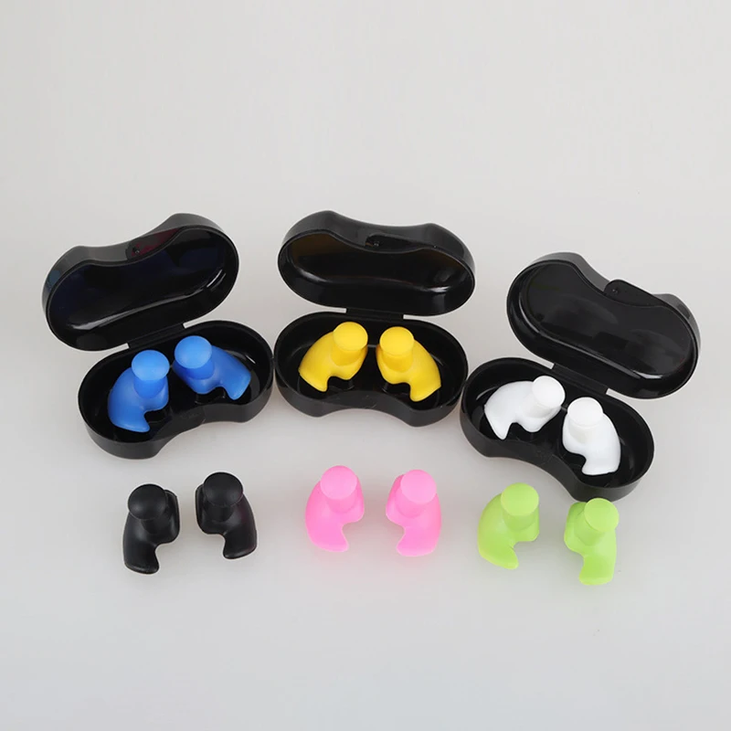 

Useful Nose Clip With Storage Box Anti-choking Water No Deformation Swim Nose Clip With Waterproof Pad