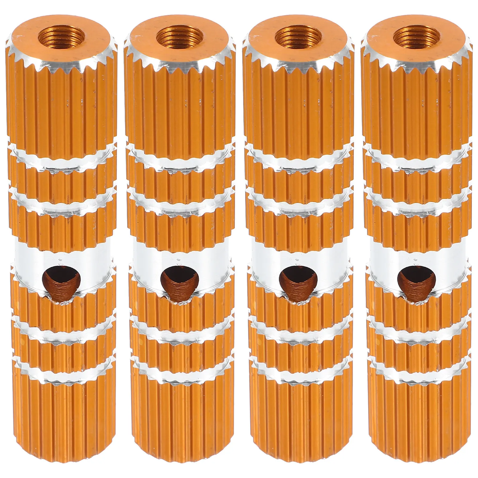 

2 пары алюминиевых цилиндрических осей для велосипедных педалей, быстросъемные, удлиненные (более 0,5 см), 95 мм, 10 мм