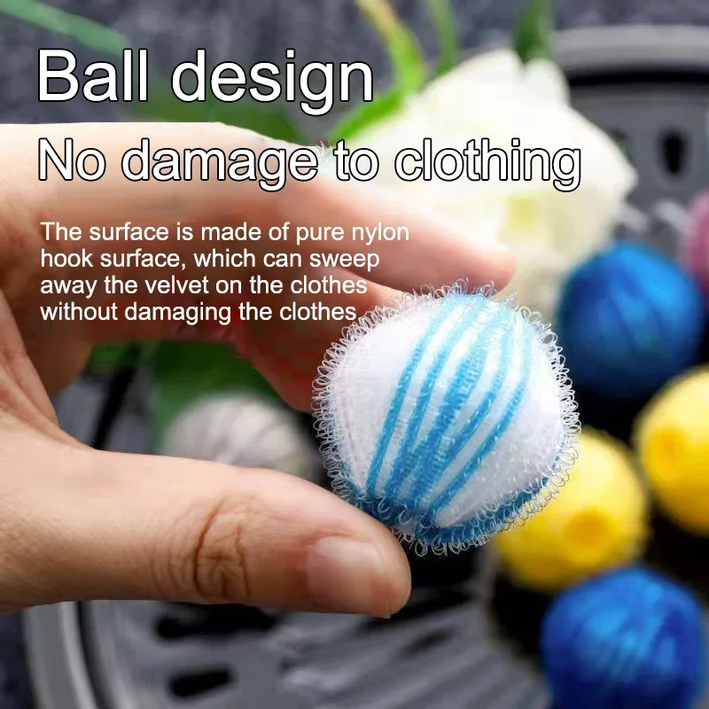 Pet Hair Remover Hair Catcher Reusable Clothes Filter Washing Machine Balls Clean Laundry Ball Washing Machine Accessory