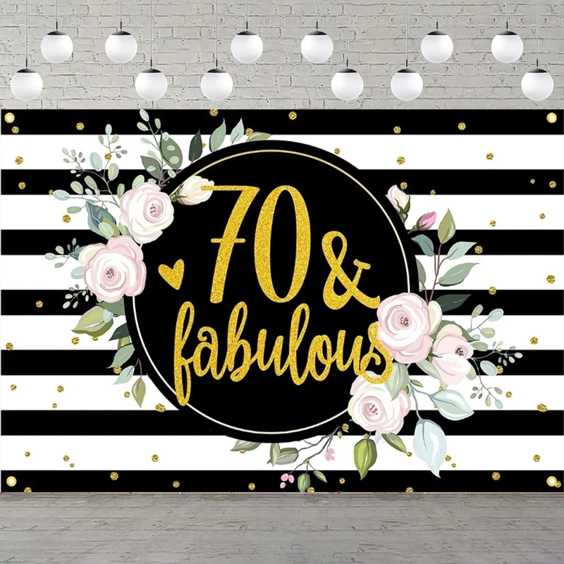 

Фон для фотосъемки женский 70-й день рождения поставки розовое золото баннер фото фон открытый сад стол украшение стены