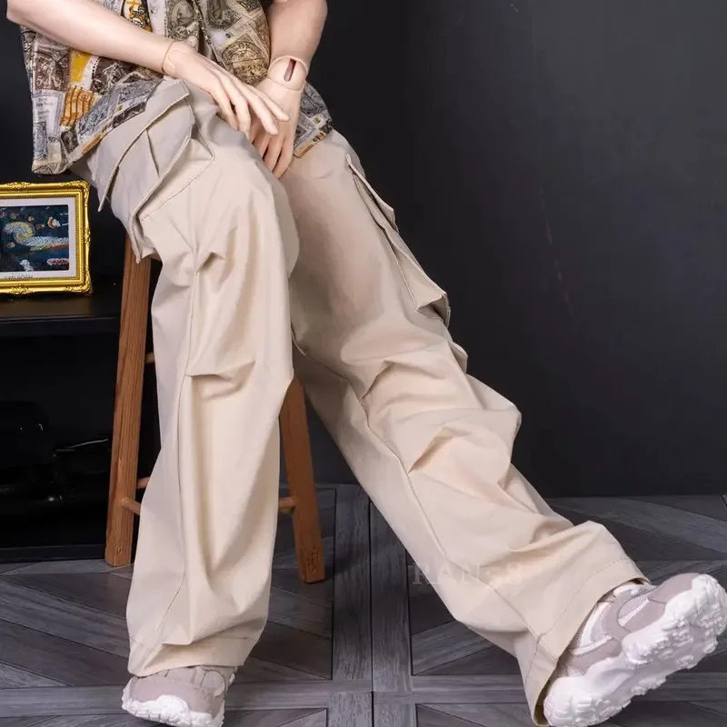 1/4 1/3 vestiti per bambole per 45/68/70/73/75/77cm maschio bambola Bjd pantaloni a gamba larga giocattoli vestire casa da gioco accessori per bambole, nessuna bambola