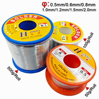 50/100/500g High Purity Rosin Solder Wire Tin CF-10 Flux 2.0% 0.5/0.6/0.8/1.0/1.2/1.5/2.0mm Welding Soldering Iron Cord Reel