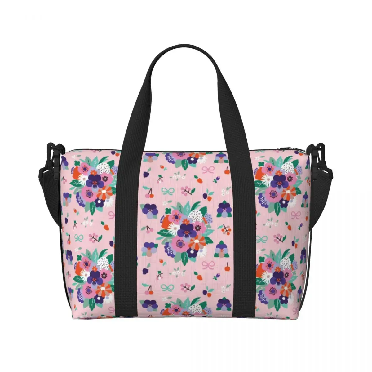 Портативная дорожная сумка с винтажным принтом