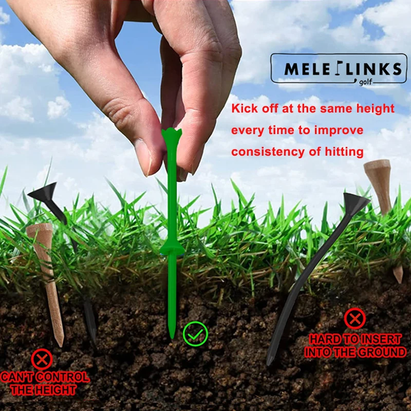 جولف تيز 30 قطعة/صندوق 83 مللي متر ارتفاع ثابت تعزيز الاستقرار مواد عالية الجودة دائم هدية fers الغولف تنحى المحملة