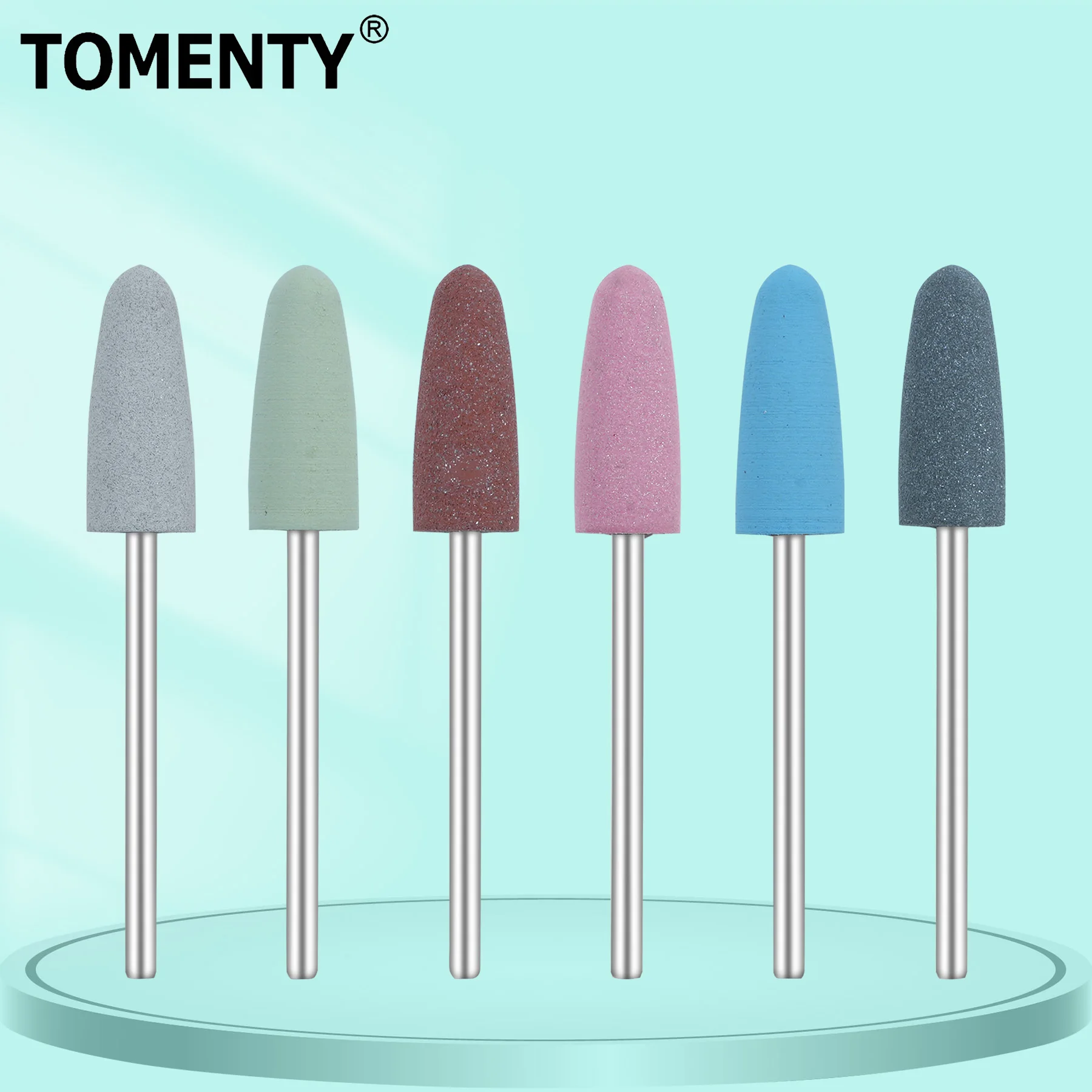 

10pcs/set 7 Colors Dental Silicone Rubber Polishers Burs Teeth Whitening Plishing Drill Dental Polishing Denture Polishig Tools