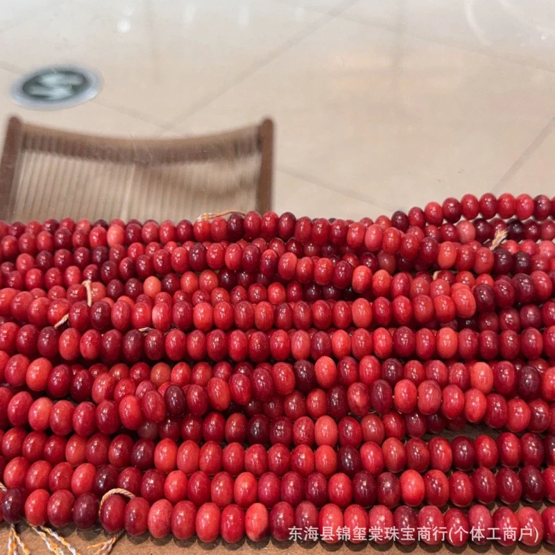 

Бусины-черешки, бусины-косточки, бусины-абакусы, 108 штук, аксессуары для браслетов, цепочки на руку, разделительные бусины и плетеные бусины.