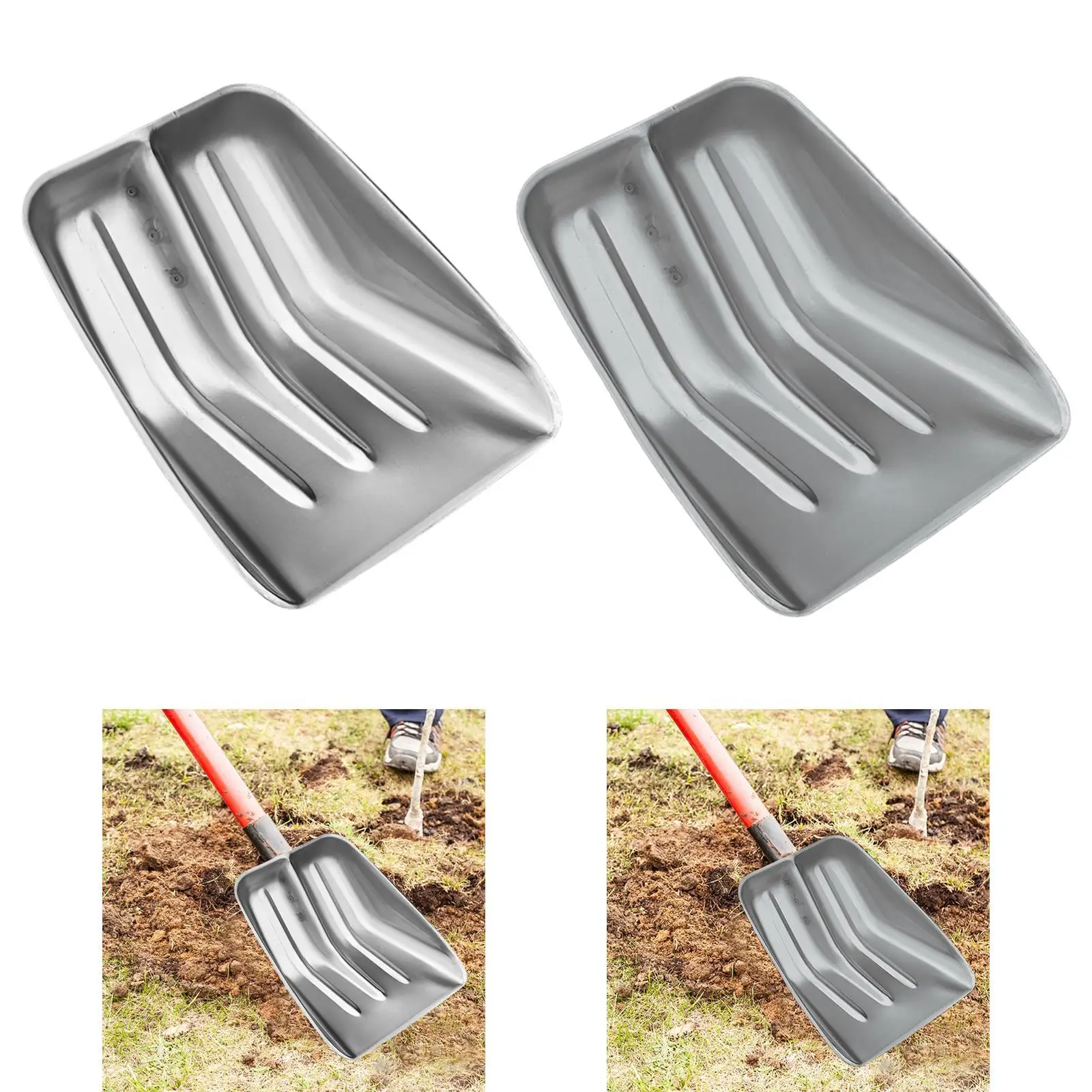 

Spade Head Only Snow Removal Spade Multipurpose Replacement Tool for Grain Snow Remover Agricultural Cleaning Garbage Camping