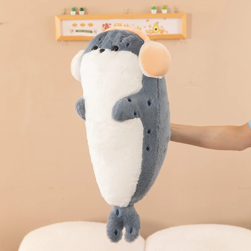 

Новая плюшевая игрушка с печатью, мягкая подушка, реалистичная мягкая морская жизнь, морская выдра, мягкая кукла, имитация печать, подушка, подарок на день рождения