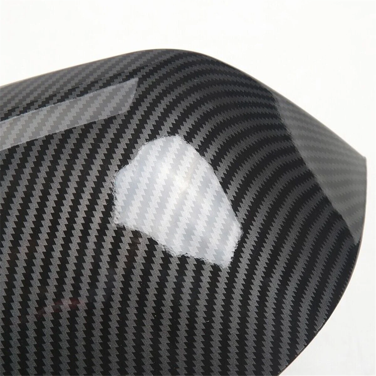 

For Tesla Model Y 2020-2023 Rearview Mirror Cover Side Door Mirror Cover Cap Trim Car Accessories Bright Carbon Fiber-A51K