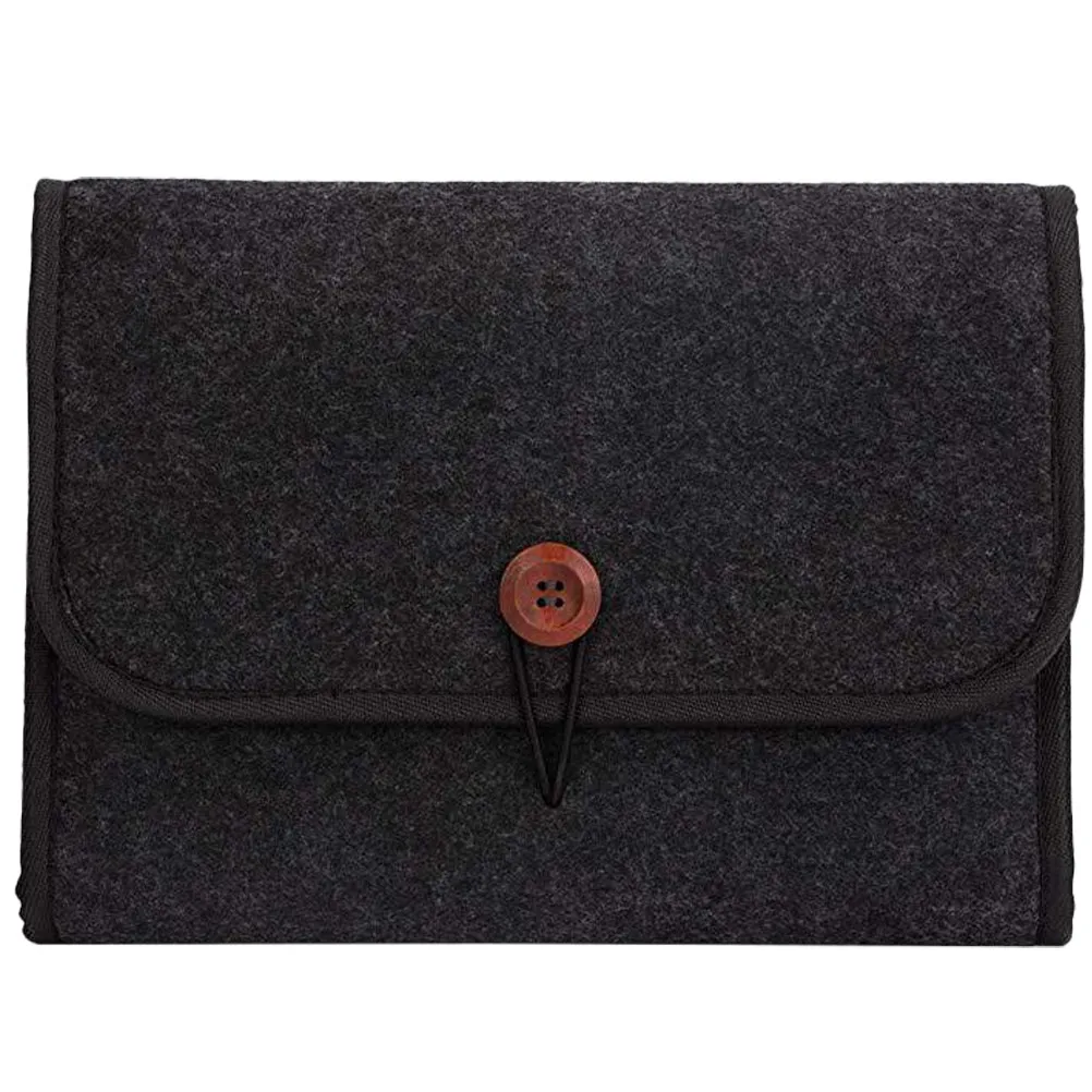 

Hanging Jewelry Organizer Bag with Multiple Pockets for Necklaces Earrings Bracelets Home Decor Wall Storage Travel Jewelry