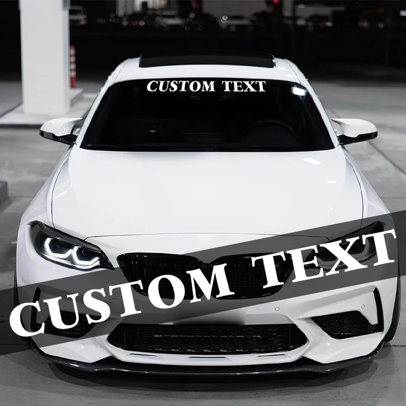 

1 шт., автомобильные наклейки на заказ, авто лобовое стекло, самоклеящаяся водостойкая персонализированная лодка, автомобильный спойлер, виниловая наклейка на переднее лобовое стекло