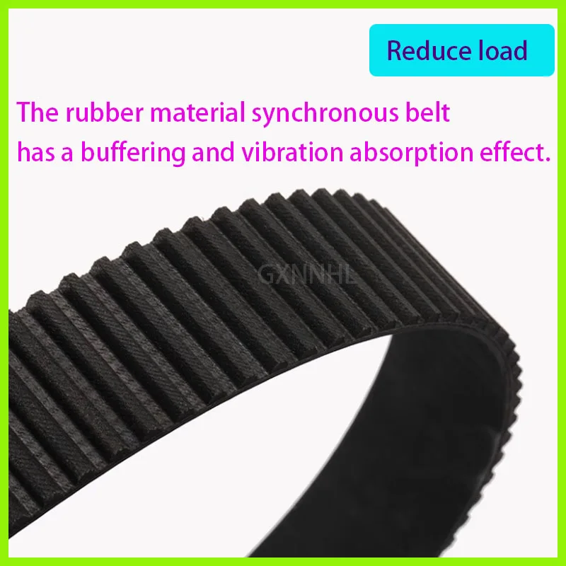 Rubber HTD 5M Timing belt 405- 460-5M Synchronous belt rubber transmission belt 5MM toothed width 10/15/20/25/30/40mm