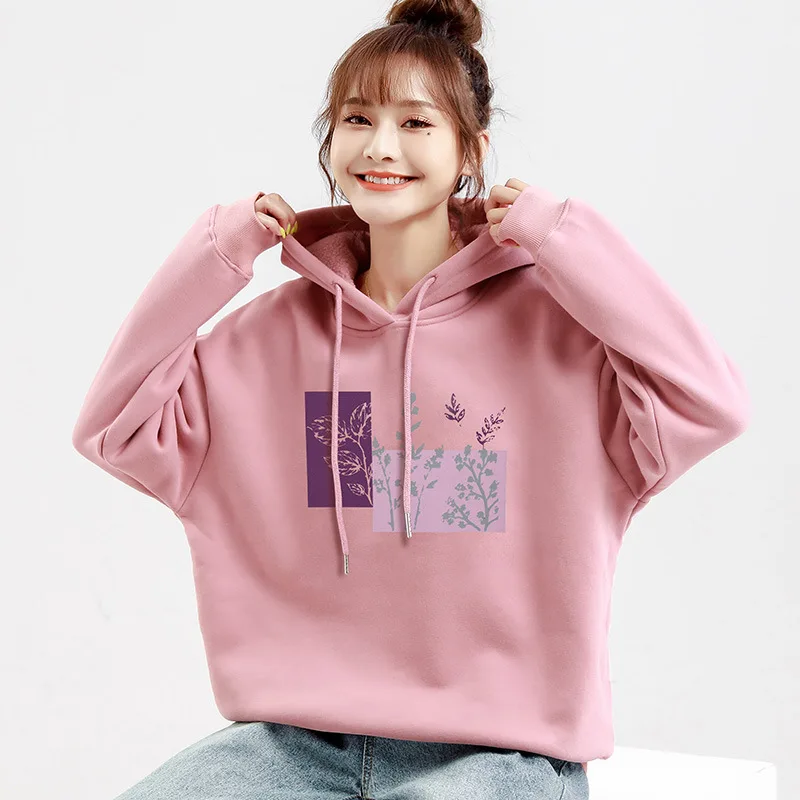 

2022 Spring Autumn Fashion Women Hoodies Lady Casual Hoodies Sweatshirts Solid Hoodies Sweatshirt Pullover and Sweatpants