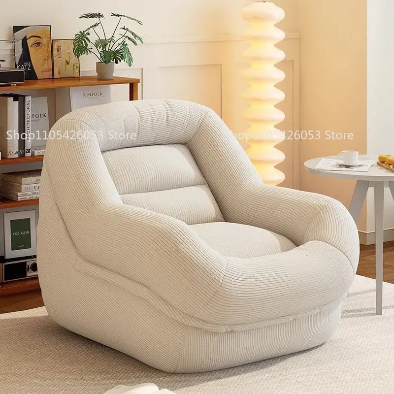 

Lazy sofa reclining and sleeping nest small sofa tatami balcony bedroom living room single French retro retro recliner