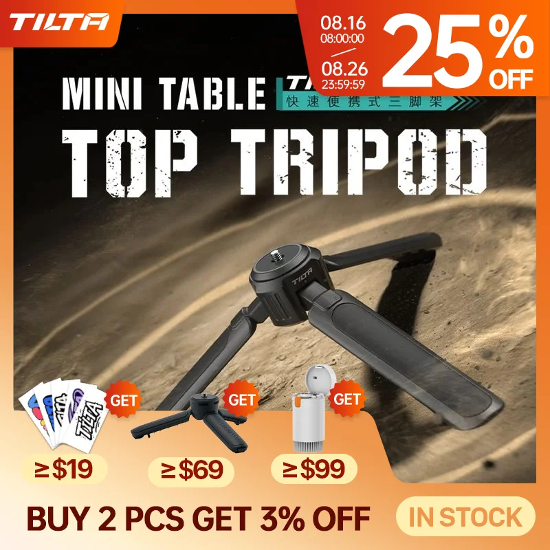 Tilta TA-MTT mini tischplatte stativ für kompakte dslr/für telefon/mobile für gopro kamera stative