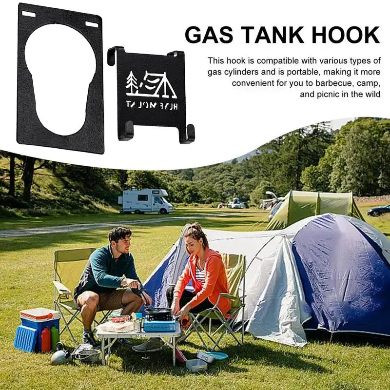 

Camping Tank Hook Outdoor Cylinder Tank Hook Hanger High Strength Camping Table Hanger For Picnic Outdoor Cooking Field Barbecue