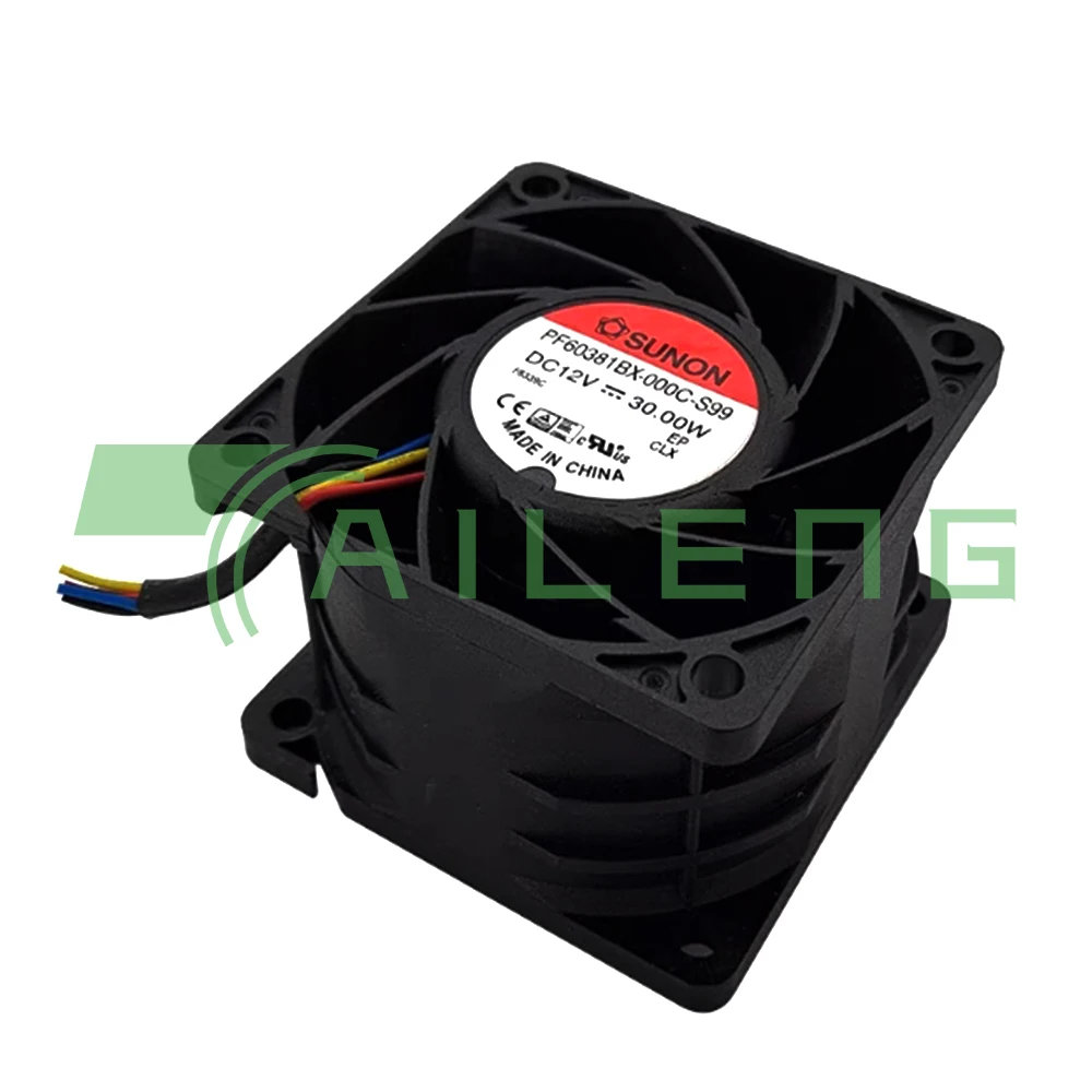 Sunon PF60381BX-000C-S99 60*60*38mm 12V 30W 쿨러 냉각 팬용 브랜드