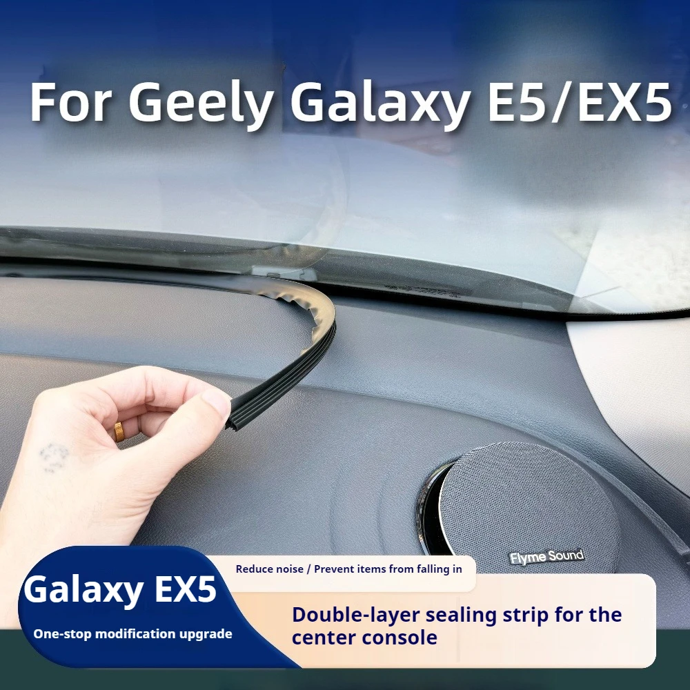 

For Geely Galaxy E5 /EX5 Car Front Window Seal Strip Noise Reduction Sound Insulation Rattle Elimination