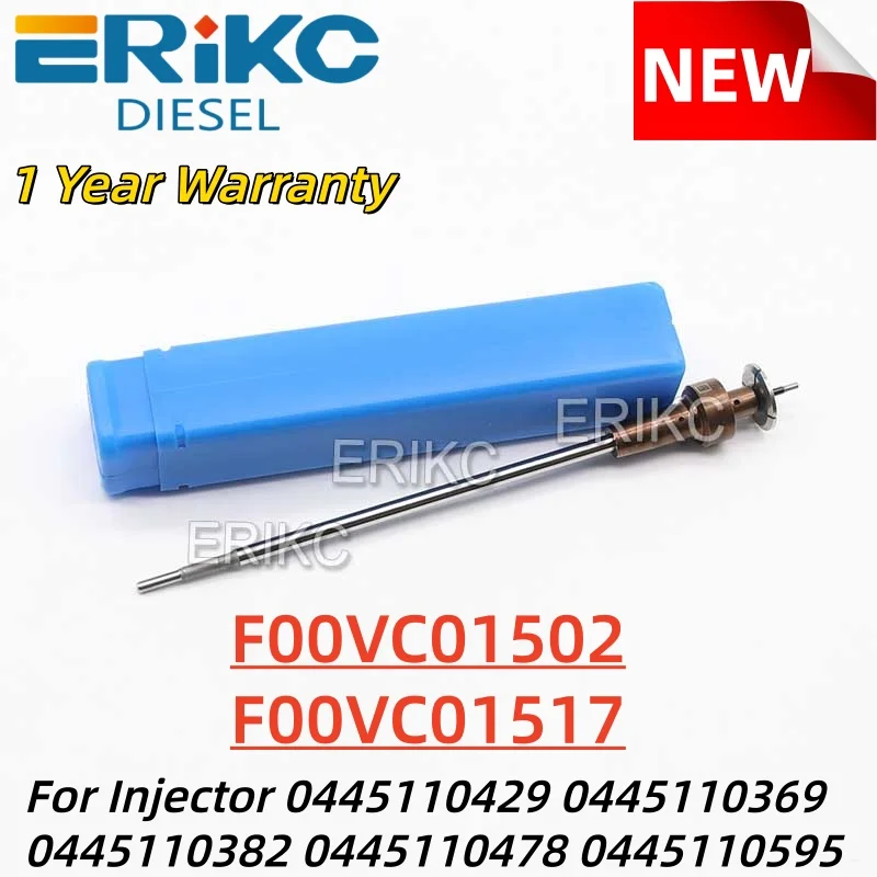 Common Rail Control Valve F00VC01502 F00VC01517 Valve 518 for Injector 0445110429 0445110369 0445110382 0445110478 0445110595