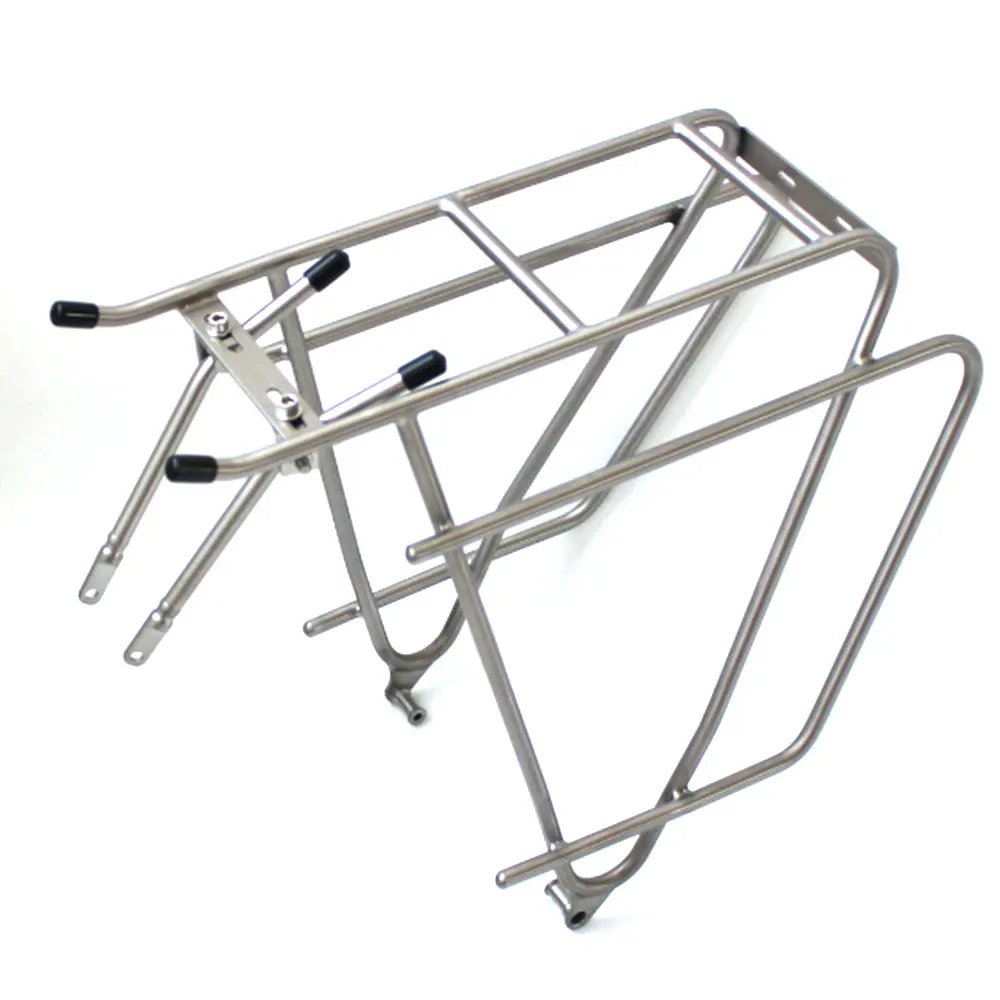 Titanium Luggage Shelf Rear Rack for MTB Bicycle, Gravel Road Bike Frame