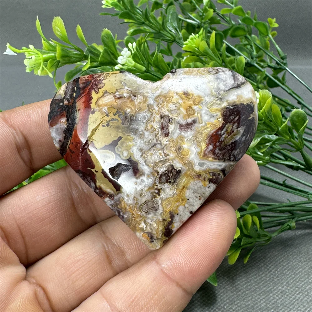 Natural Gemstone Mexican Agate Love Home Garden Decoration Reiki Meditation Treatment Chakra Witchcraft Energy Stone