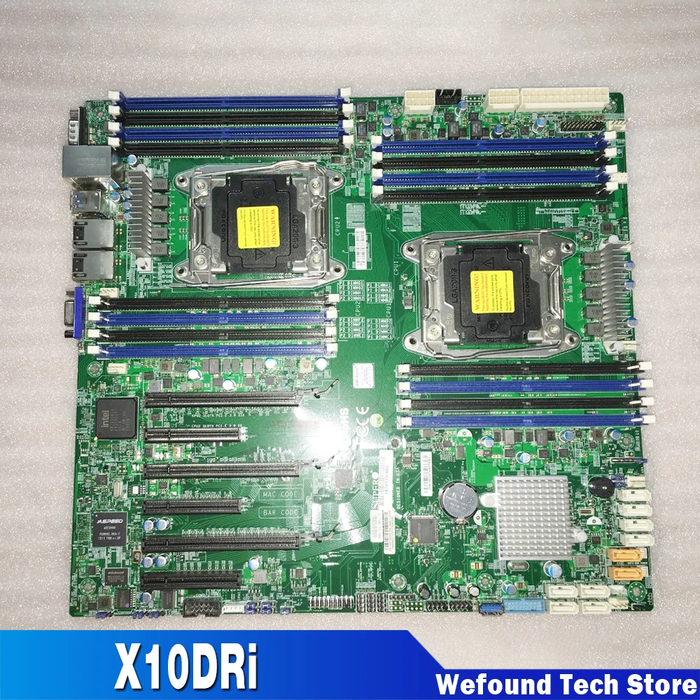 Server Motherboard For Supermicro MBD-X10DRi C612 2011 V3 X99 DDR4 V3 V4 M.2 Testing Before Shipment X10DRi