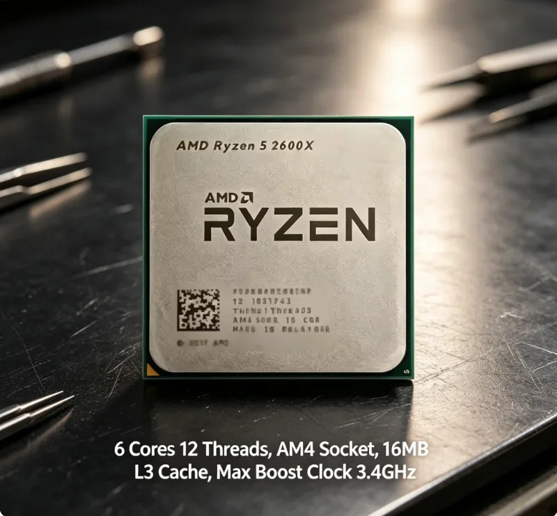 procesador-para-juegos-amd-ryzen-5-2600x-42ghz-max-boost-cpu-am4-6-nucleos-12-subprocesos-12mb-de-cache-l3-95w-12nm-escritorio