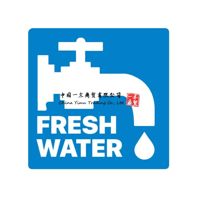 Fresh Water Stickers Caravan Motorhome Campsite Sink Labels