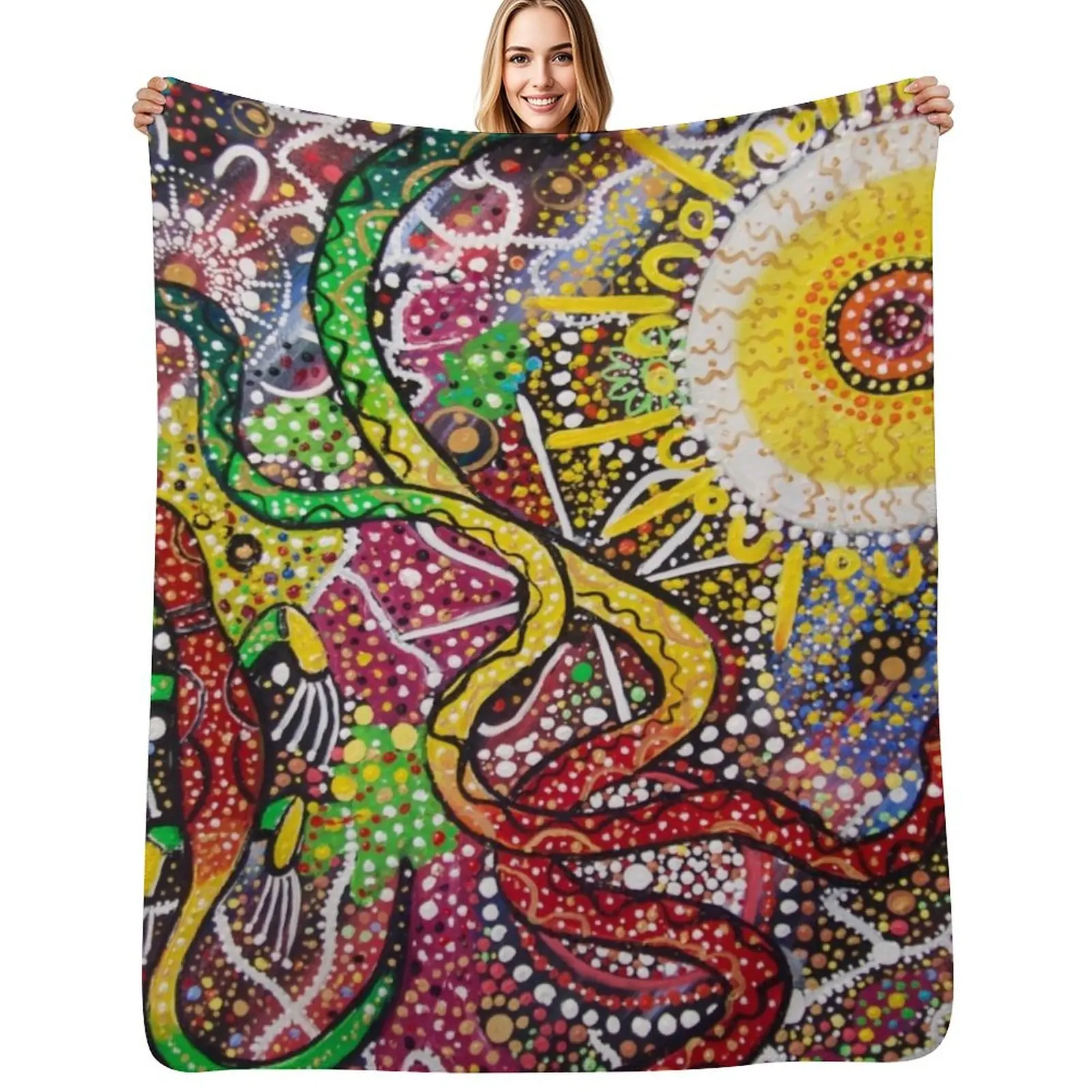 Australia The Land That Time Forgot Throw Blanket Warm Cozy Throw Blanket for Living Room Couch