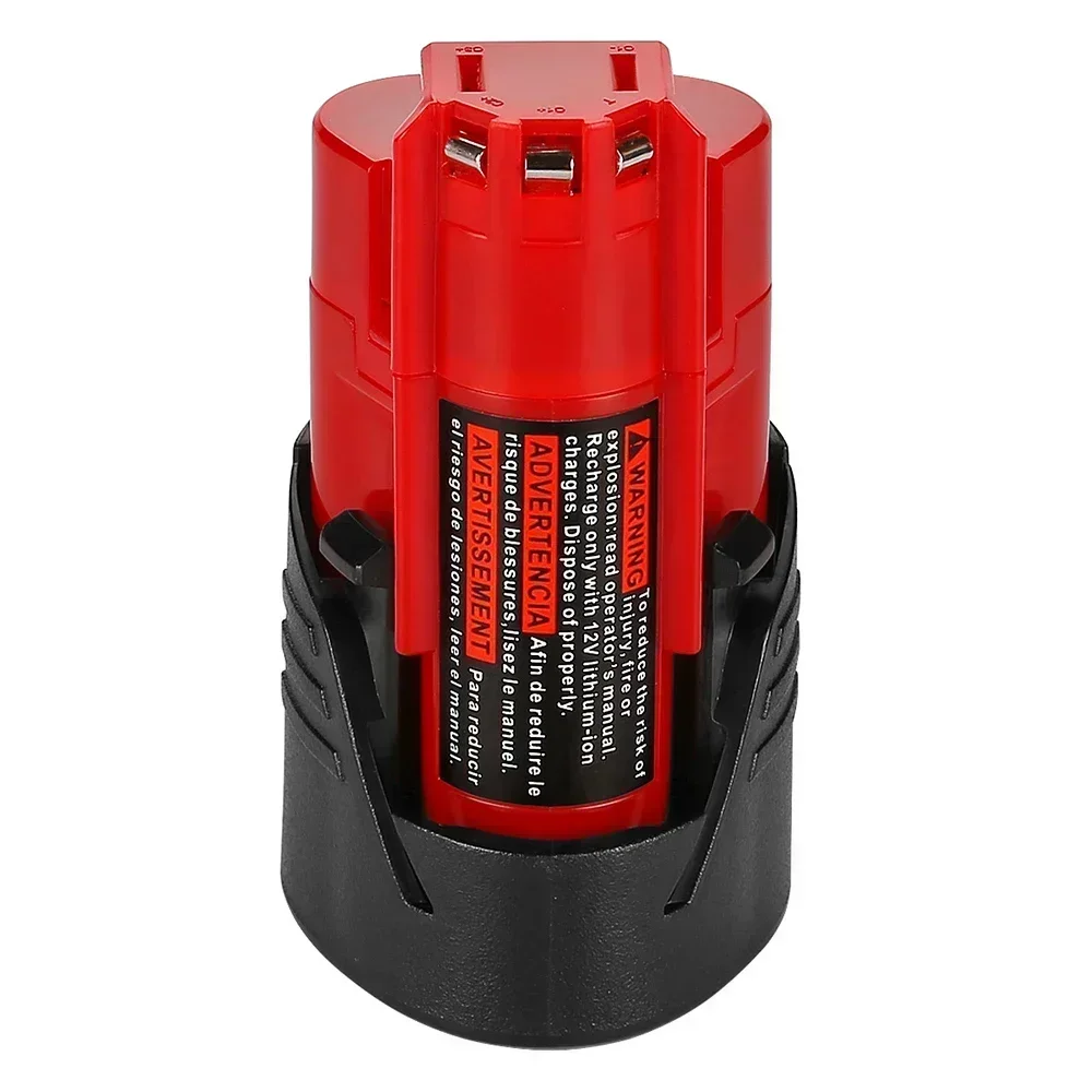 แบตเตอรี่ทดแทน 12V 12.8Ah ใช้งานร่วมกับ Milwaukee M12 XC 48-11-2410 48-11-2420 48-11-2411 12 โวลต์เครื่องมือไร้สายแบตเตอรี่