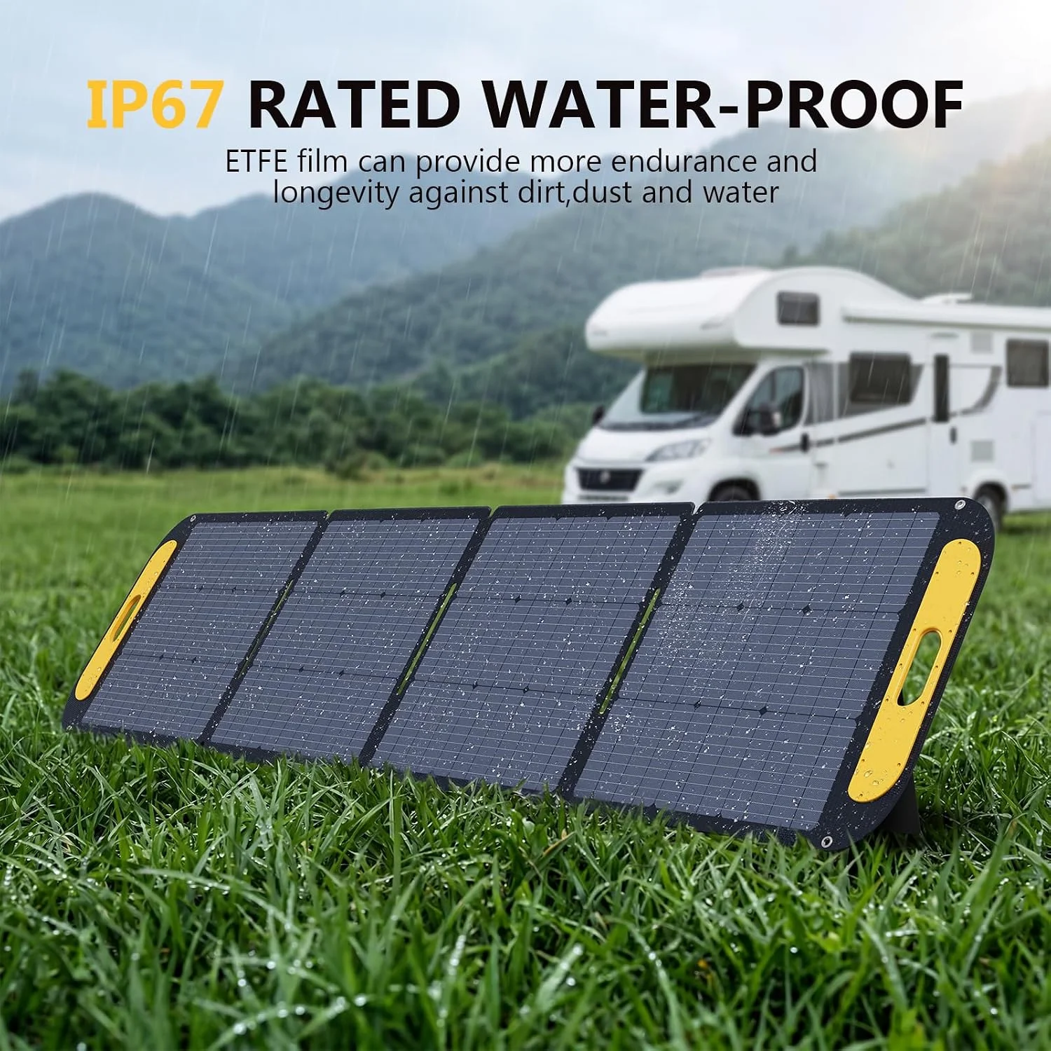 لوحة شمسية محمولة مطورة من VTO - مراجعة Solar Panel 200W وسعره