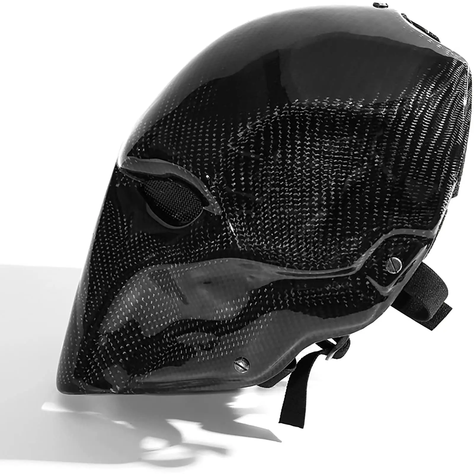 Tactical Full Face Carbon Fiber Mask Skull Masks for Airsoft Paintball Shooting Halloween Party Helmet Protection Face Cover