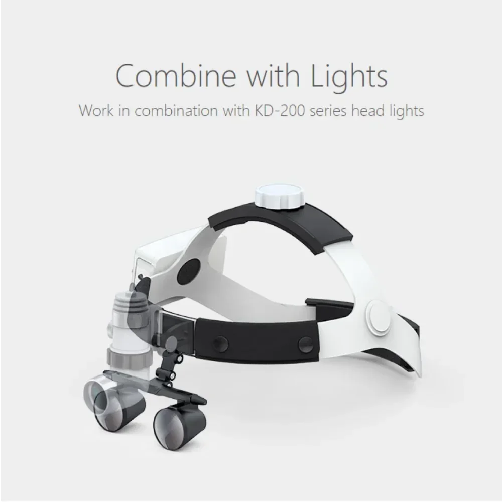 

LP501G-2 лабораторное оборудование, увеличительные очки, хирургические лупы 3,5X с повязкой на голову, светодиодная лампа высокой интенсивности, принадлежности для медики