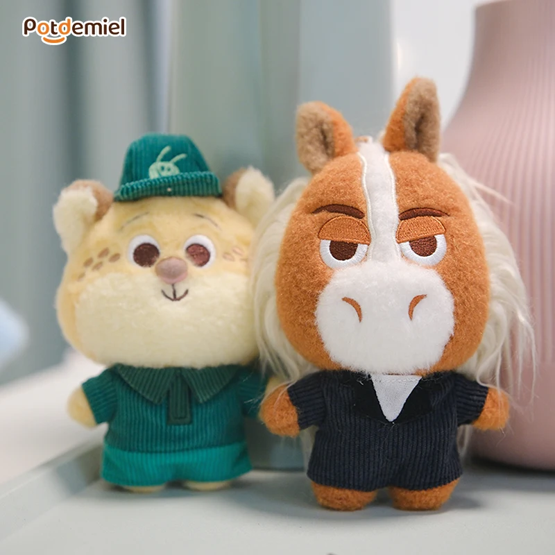 ポットデミエル ズートピア ジュディ ニック ぬいぐるみ ソフト キュート 動物フィギュア コレクション バッグチャーム ぬいぐるみ ギフトバッグ ペンダント
