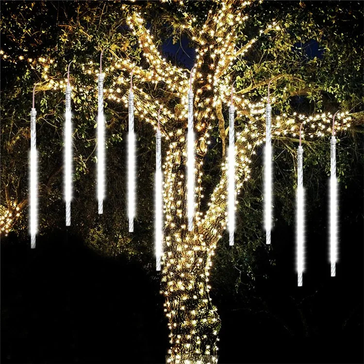 

Warm White Outdoor Waterproof Meteor Holiday Halloween DMX RGB Led Meteor 3D Tube Lighting