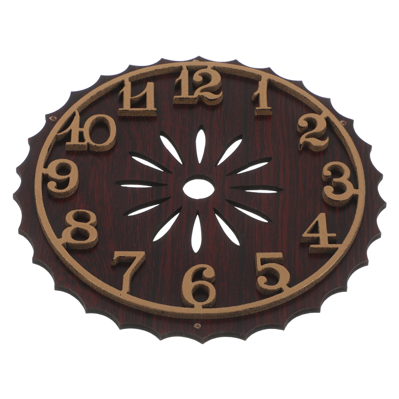 

Cuckoo Clock Dial Plate Replacement Parts Clear Markings Easy Installation Vintage Wall Clock Faces Movement Kit