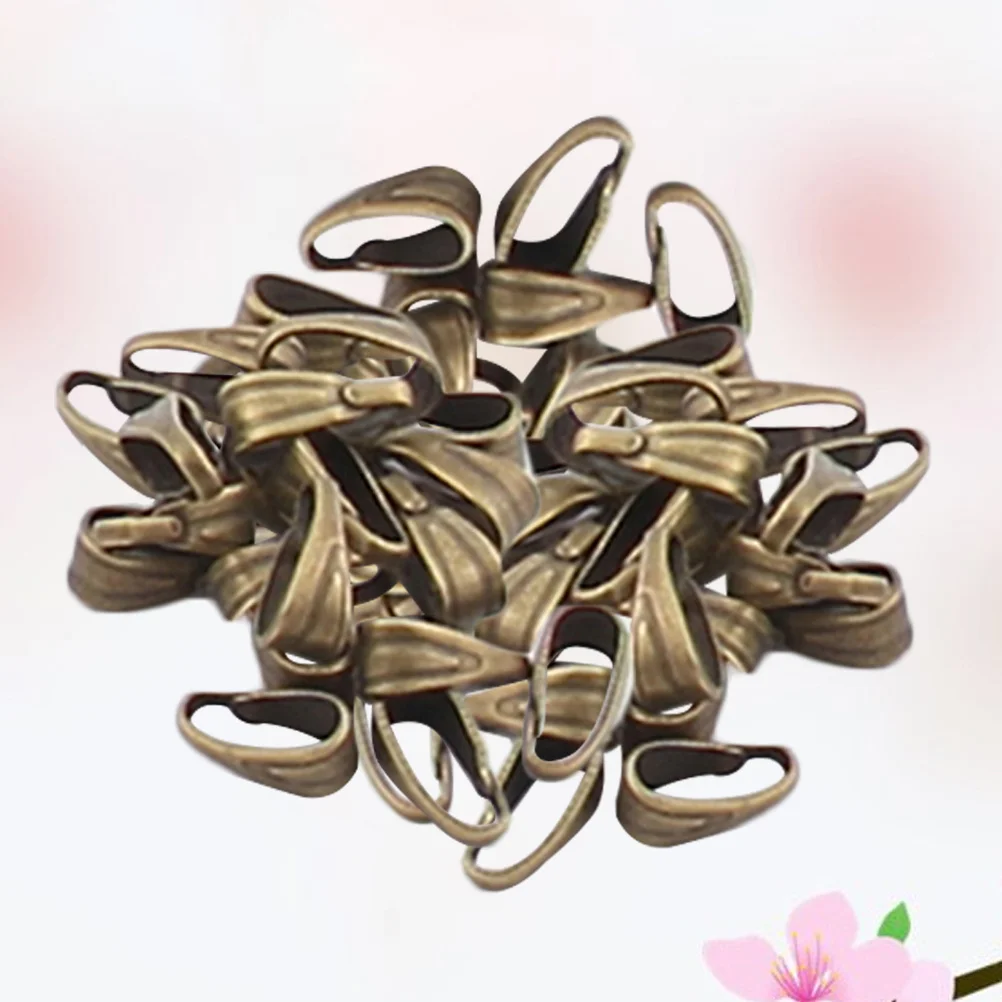 

200Pcs Vintage Jewelry Connectors Alloy Metal Fittings Necklace Bracelet Keychain DIY Handmade Material Silver Chic Elegant