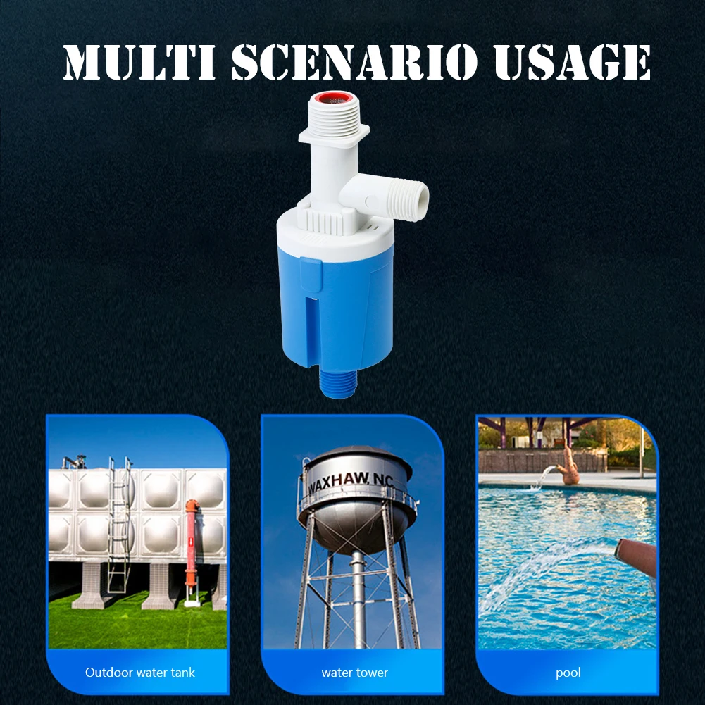 1/2\'\' 3/4\'\' 1\'\' Water Tower Tank Pool Water Level Controller Automatic Buoyancy Valve Replenishment Switch Float Valve