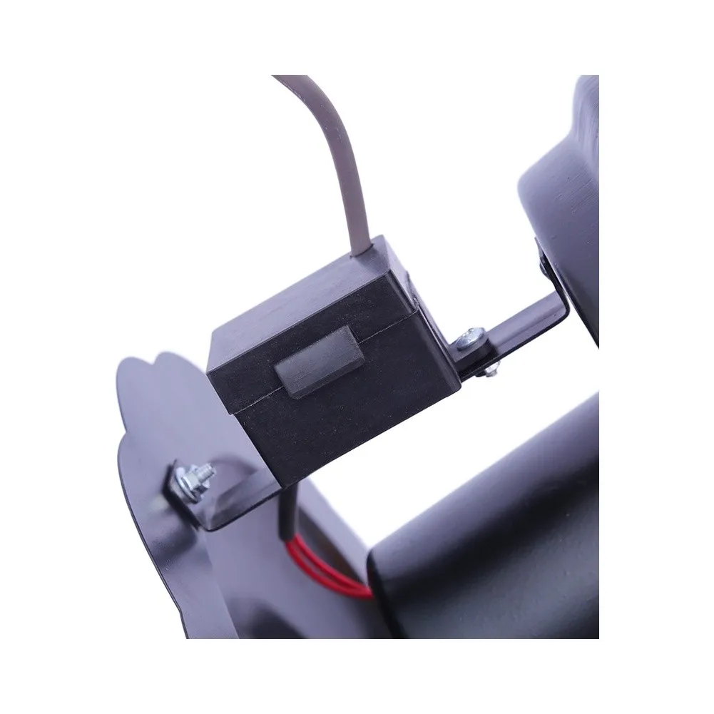 Home Chimney Draft Fan 100V Input Steel Construction 25 25 25cm Black Induced Draft Fan for Airflow Optimization