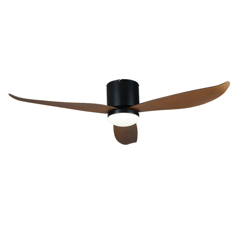 Ceiling Fan Without Lights DC Motor 6 Speed Timing Fans 20CM Low Floor Loft Remote Control Decorative Fan Reverse With Light
