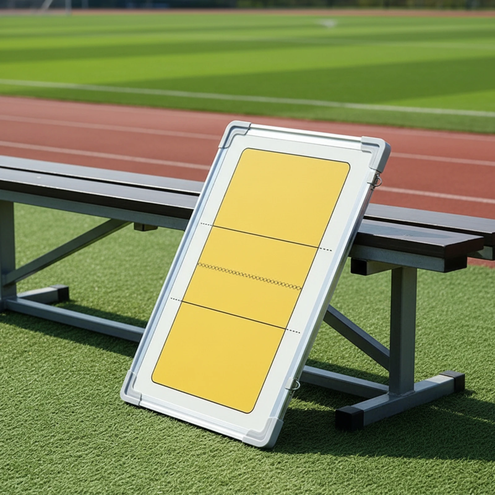 Portable Volleyball Board Wipe Clean Volleyball Coaching Board with Aluminum Frame Whiteboard Reusable