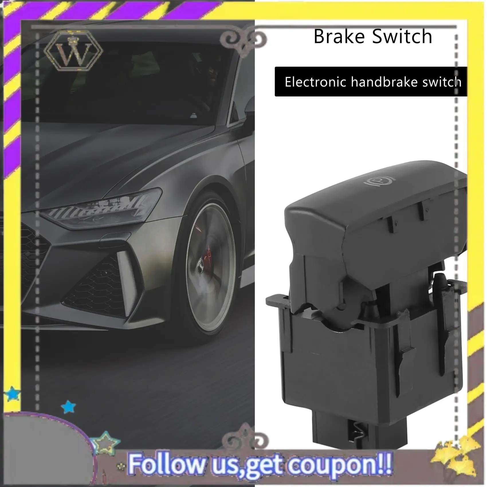 

ABXV-For Citroen C4 Picasso DS4 C4 Parking Brake Electronic Handbrake Hand Brake Switch 470702