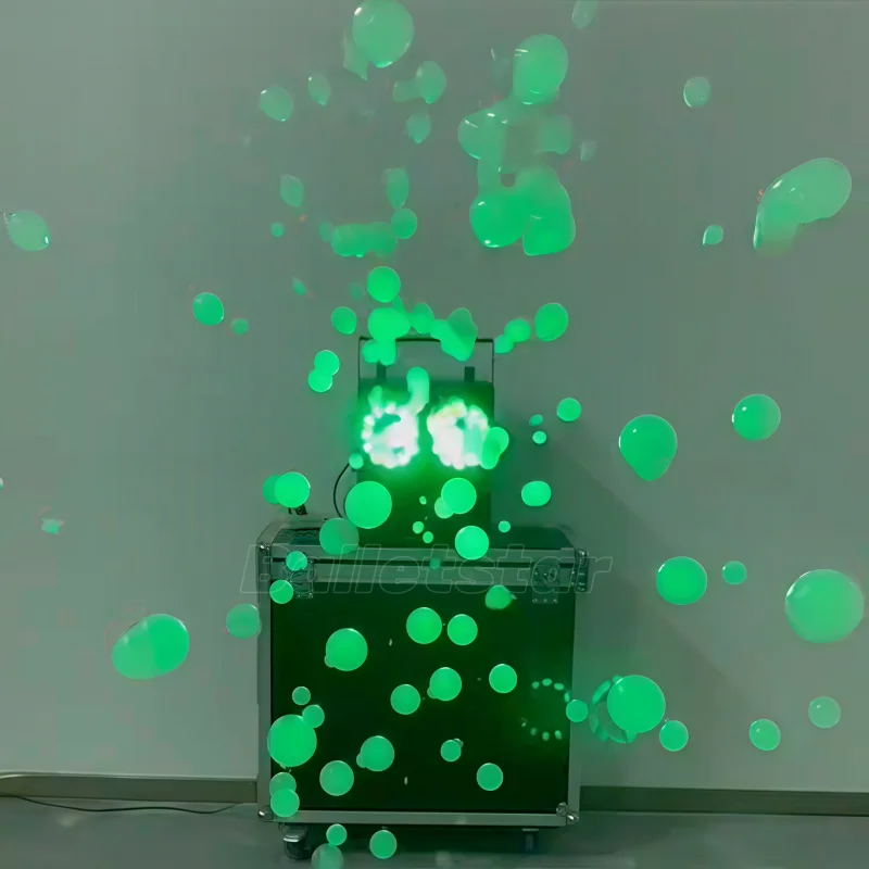 

Factory Price Hot Sale RGBW DMX Bubble Machine with LED Light Source 2-Wheel Smoking Effect IP65 for Commercial Wedding Use