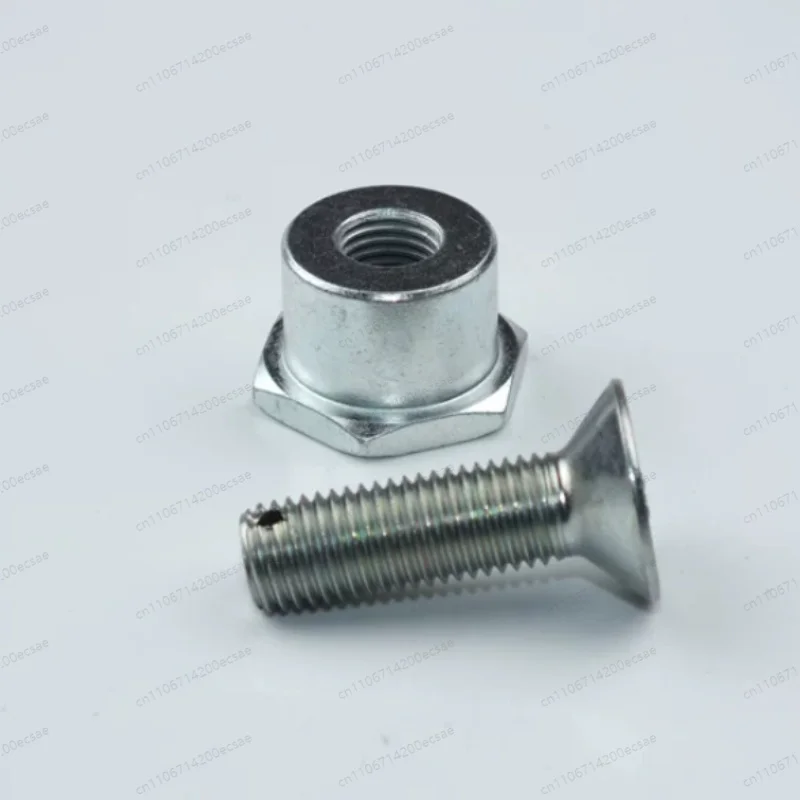 Round Head Stainless Steel Setscrew Nut Assembly Fixation Screw Nut Fitting
