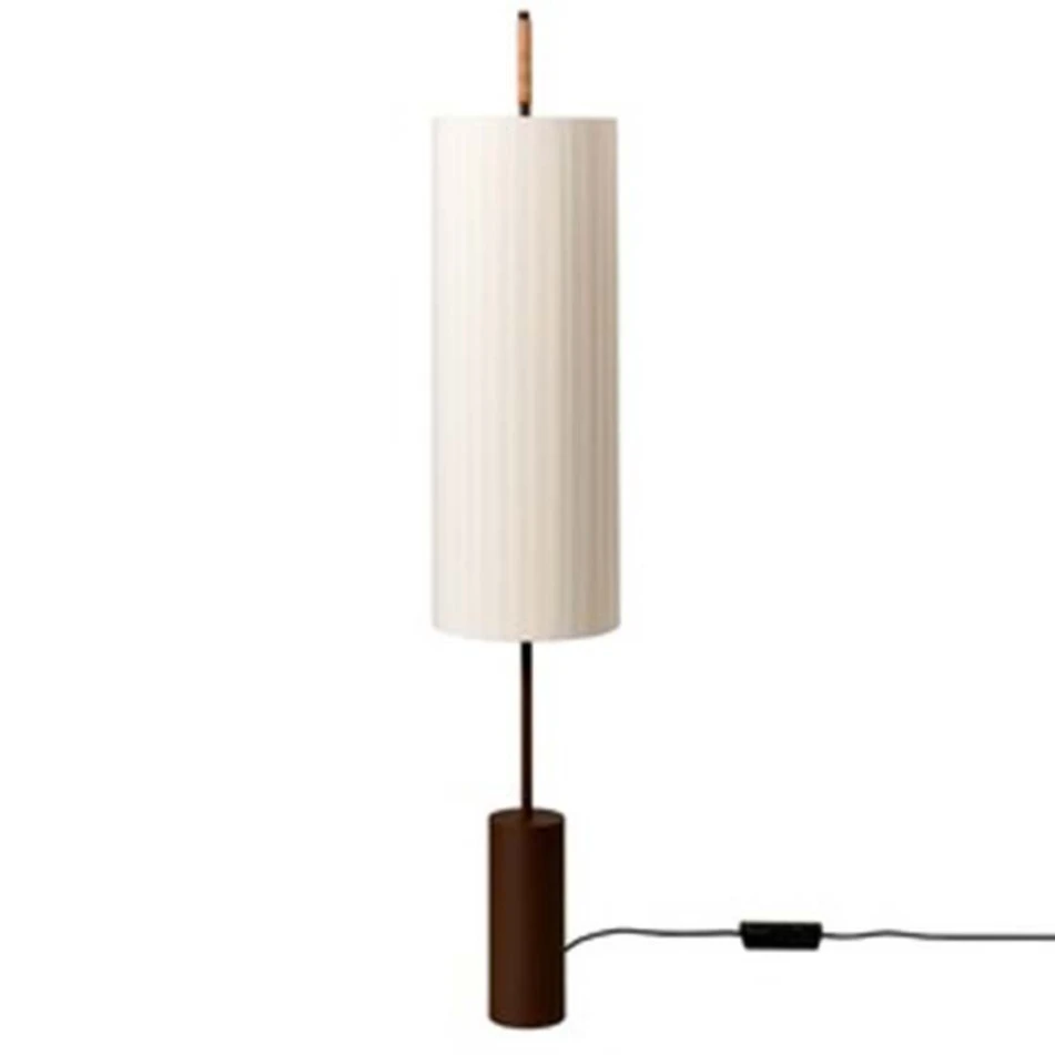 

High Standard Luxury LED Floor Lamp With E27 Base Modern Design Bedroom Living Room Office Hotel Small Size Glass Metal Shade