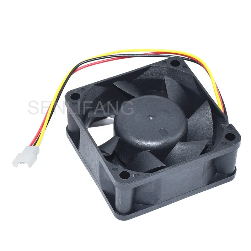 New MMF-06D24DM DC24V 0.06A 60*60*25mm Three Wires Square Cooling Fan