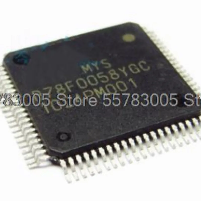 

3PCS New UPD78F0058YGC Silk screen D78F0058YGC QFP80 Microcontroller chip IC