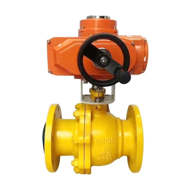 Manual worm gear head outlet type electric actuator ball valve butterfly valve switch explosion-proof intelligent actuator